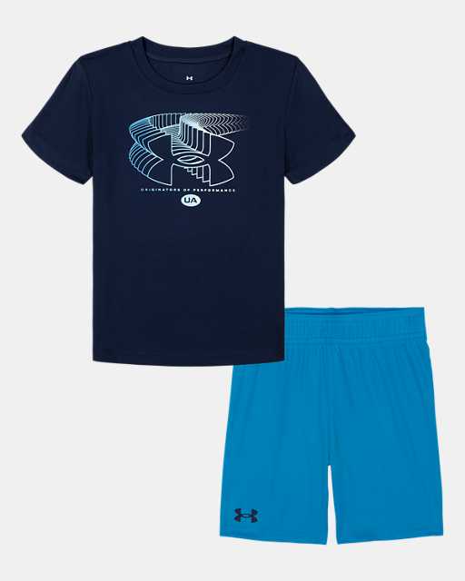 Little Boys' UA Fading Logo Shorts Set